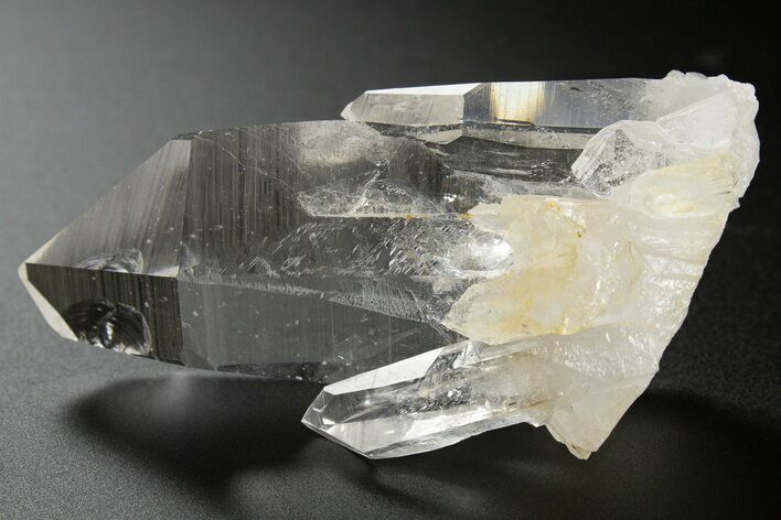 Striated Colombian Quartz Crystal Cluster - Peña Blanca Mine #330441